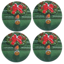 Hermia Set de 4 Salvamanteles Individuales Multicolor 37 cm